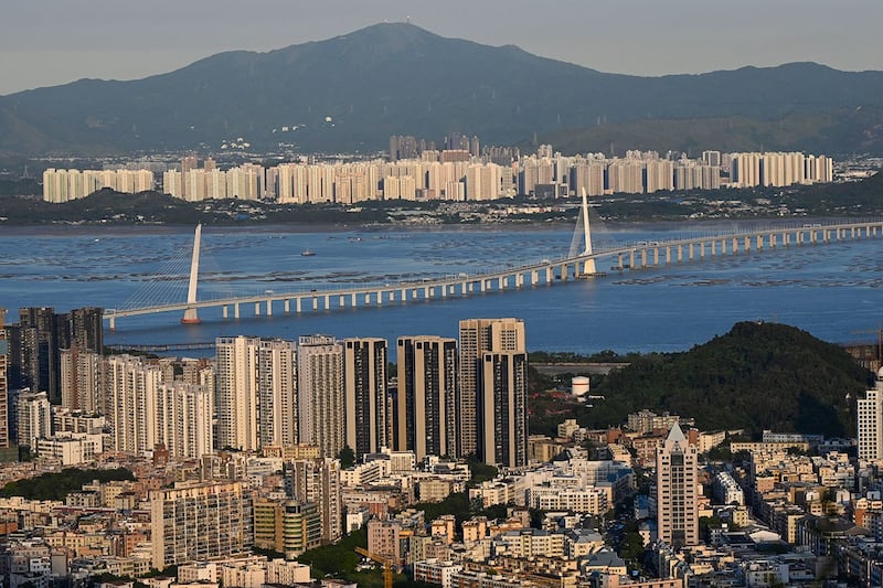 图为广东省深圳(法新社)