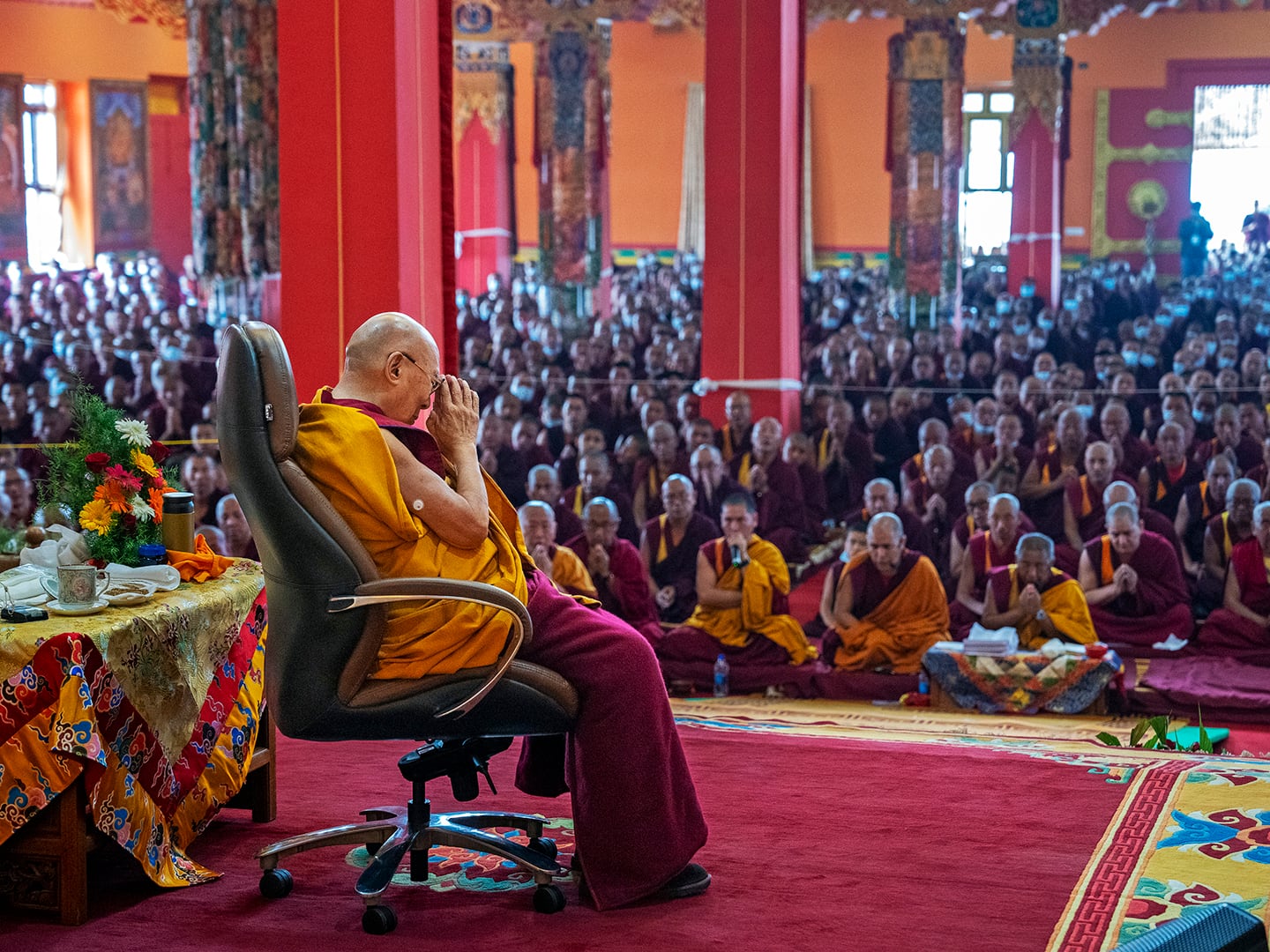 Dalai Lama says no reason to be angry at China over Tibet quake