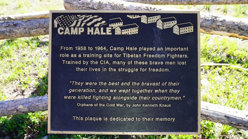 A plaque was installed in 2010 near the site of Camp Hale.