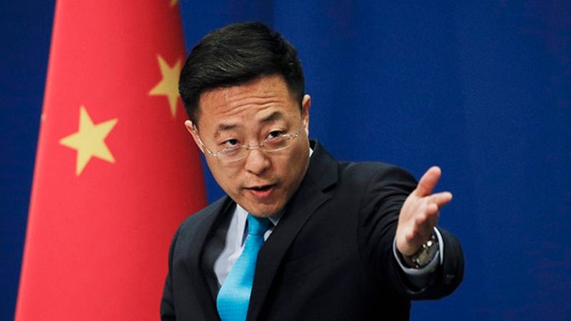 中国外交部发言人赵立坚(美联社)